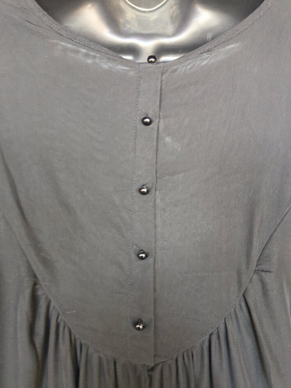 Embroidered Lacey Lined Sheer Long Sleeve Boho Top - Picture 9 of 14
